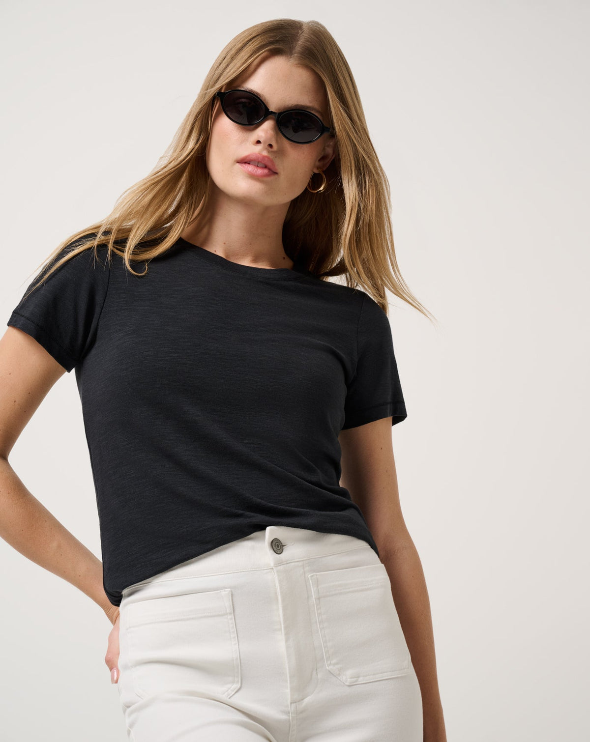 Cloud Jersey Tee Black | Travis Mathew