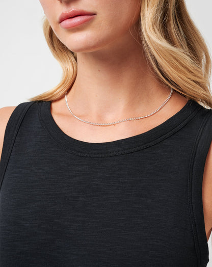 Cloud Jersey Tank 2.0 Black | Travis Mathew