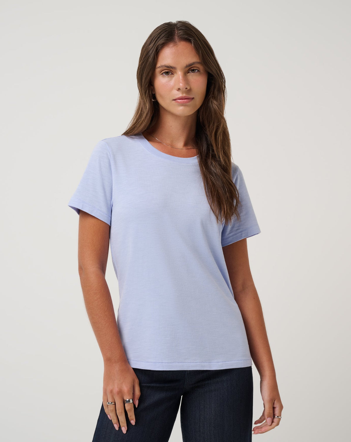 Cloud Jersey Tee Soft Blue | Travis Mathew