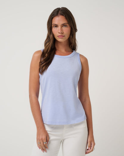 Cloud Jersey Tank 2.0 Soft Blue | Travis Mathew