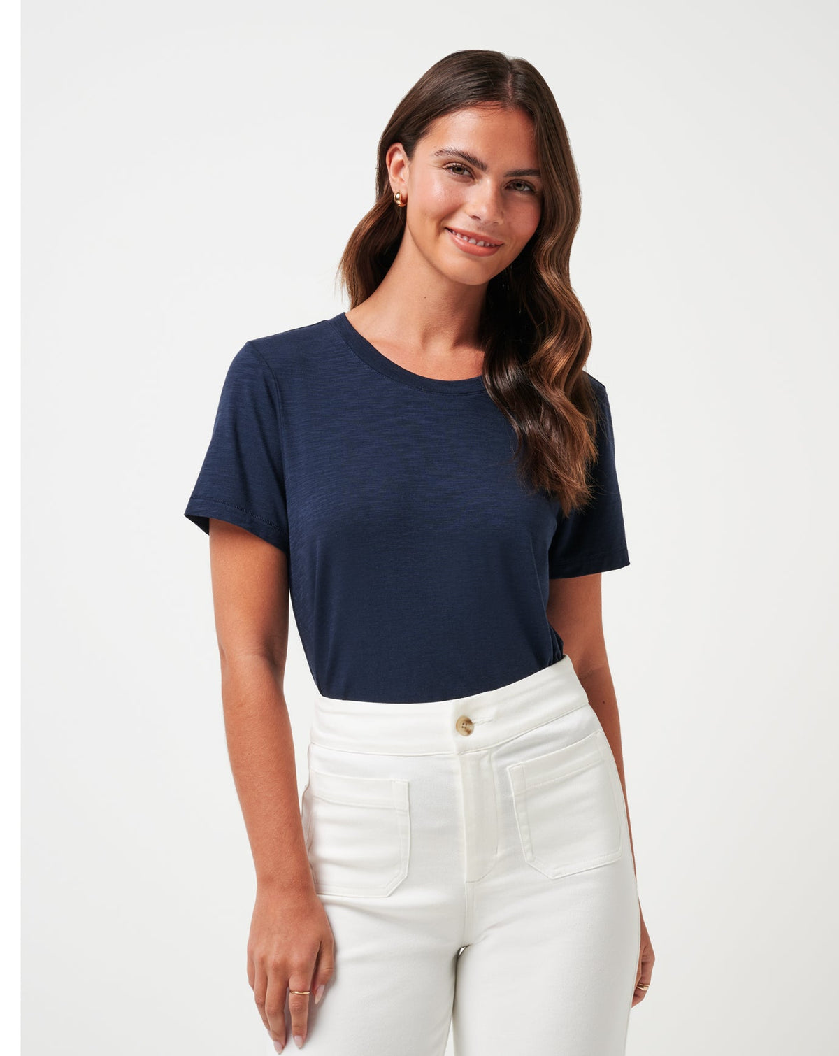 Cloud Jersey Tee Navy Blazer | Travis Mathew