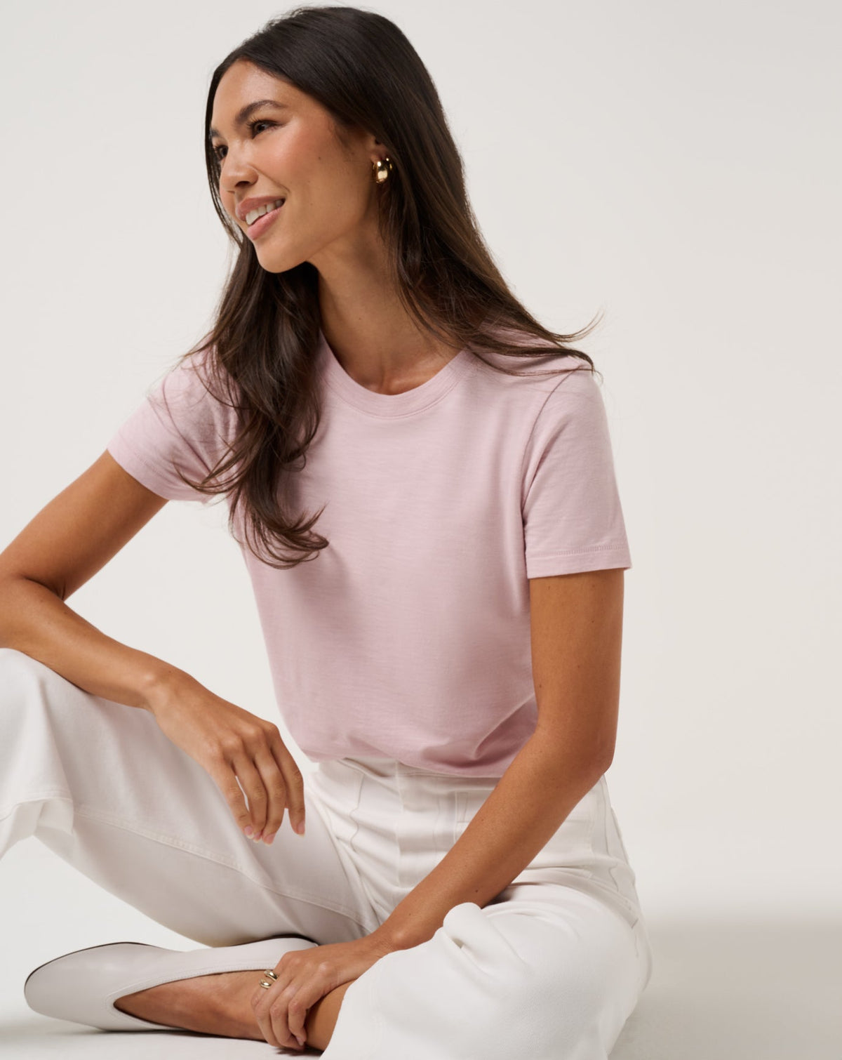 Cloud Jersey Tee Violet Ice | Travis Mathew