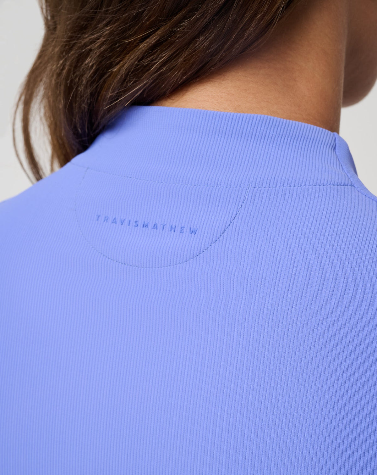 Moveknit Rib Limitless Top Baja Blue | Travis Mathew