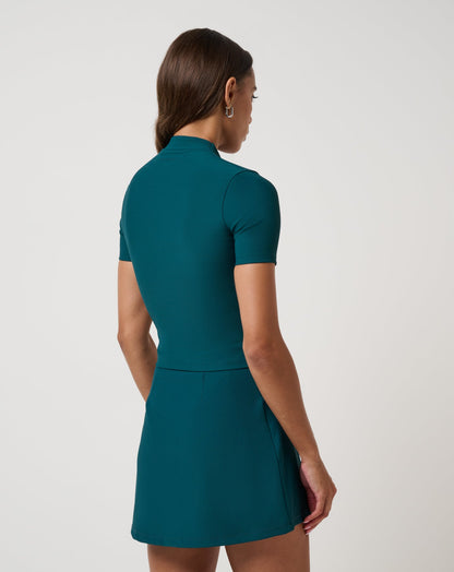 Moveknit Rib Limitless Top Dark Sea | Travis Mathew