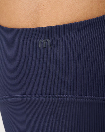 Moveknit Rib Sport Top Navy Blazer | Travis Mathew