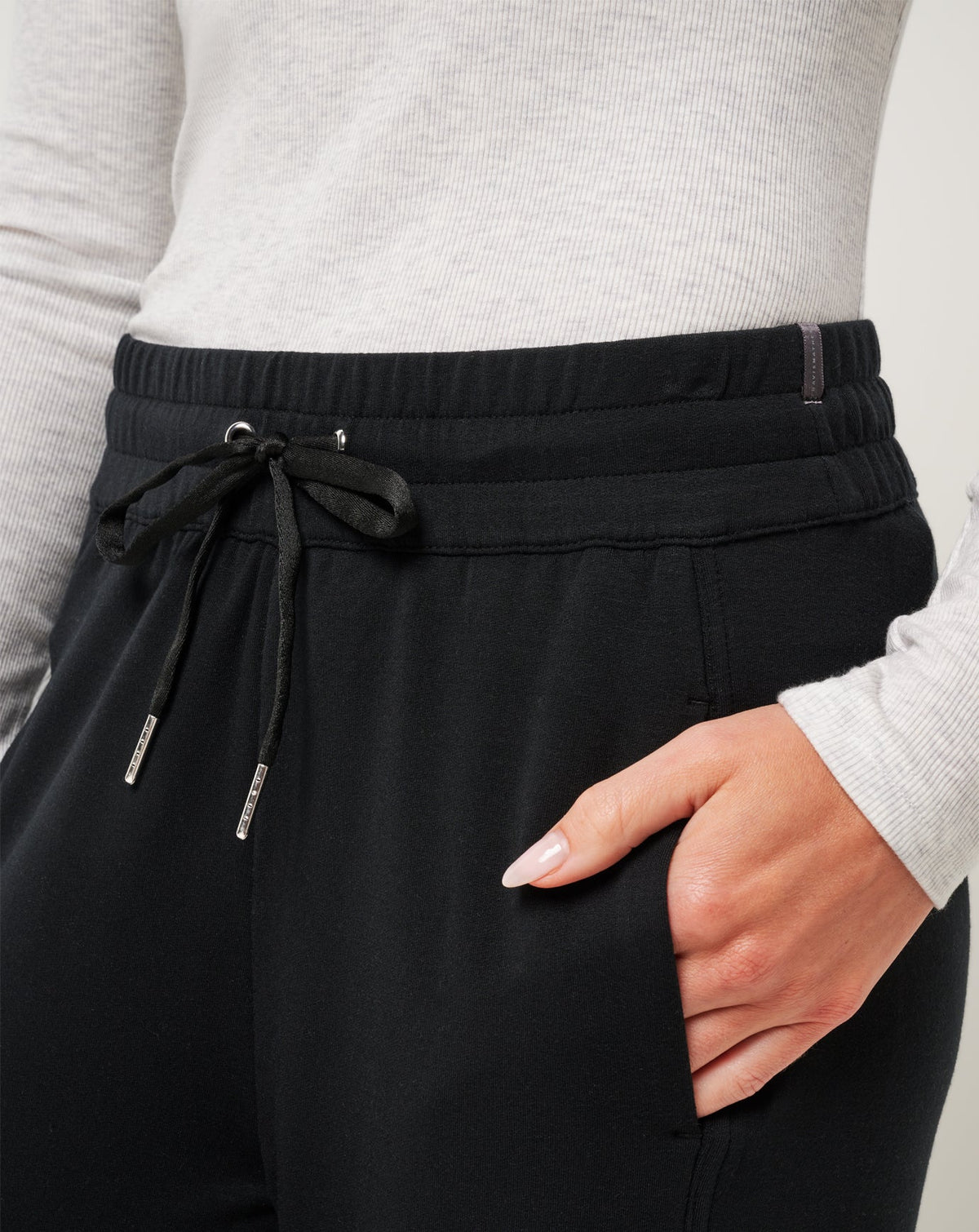 Cloud Terry Wide Leg Pant Black | Travis Mathew