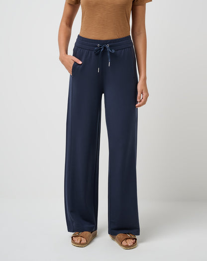 Cloud Terry Wide Leg Pant Navy Blazer | Travis Mathew