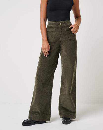 Everyday Cord Long Pant Grape Leaf | Travis Mathew