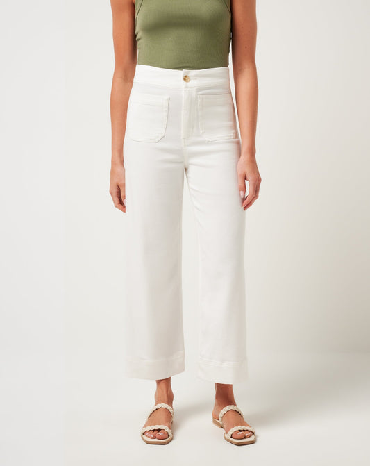 Everyday Ankle Pant White | Travis Mathew
