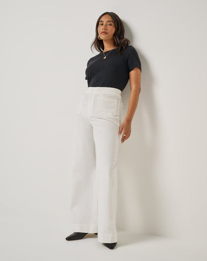 Everyday Cord Long Pant Snow White | Travis Mathew
