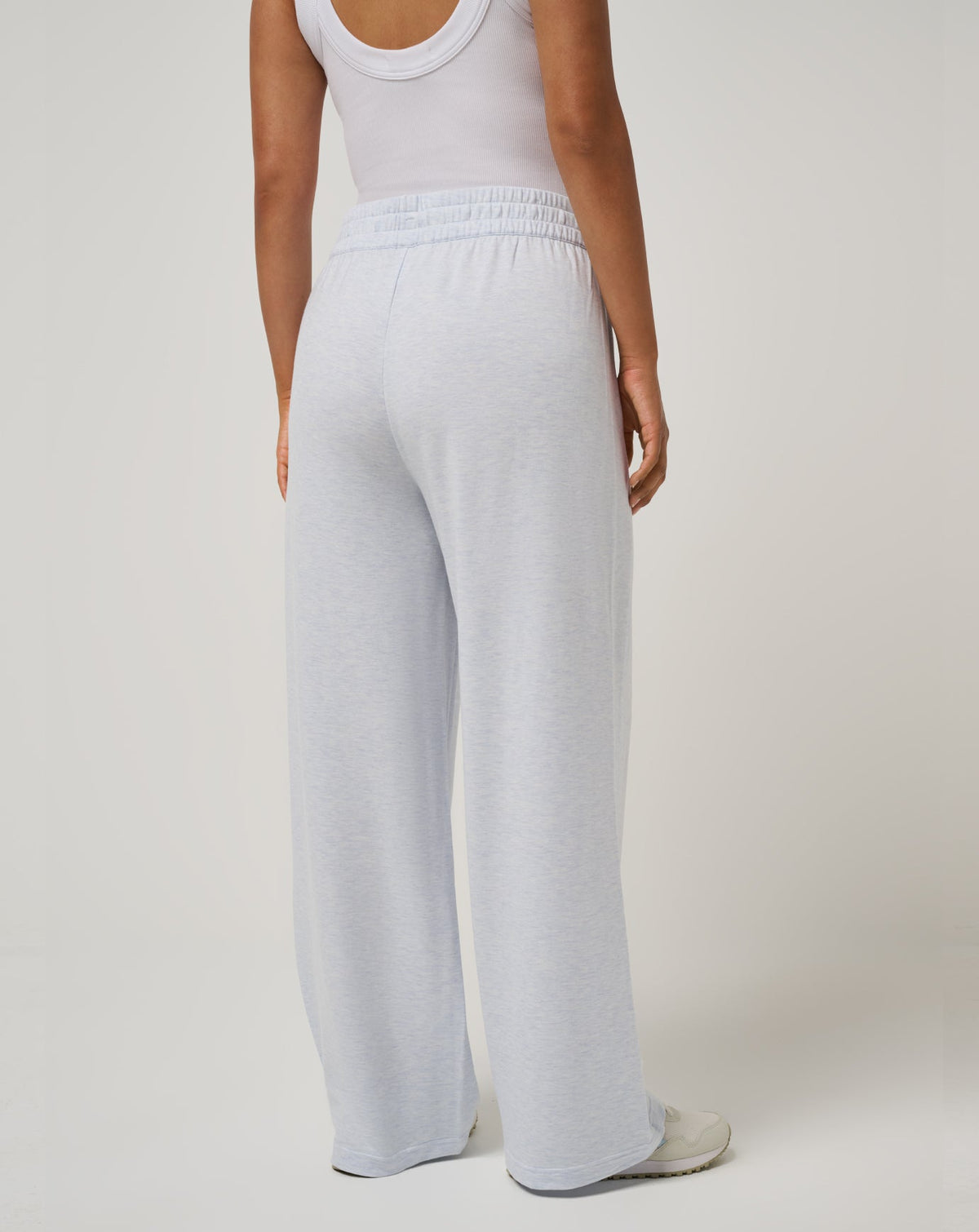 Cloud Terry Wide Leg Pant Heather Ancient Water | Travis Mathew