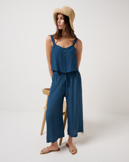 Savanna Cropped Wide Leg Pant Poseidon | Travis Mathew