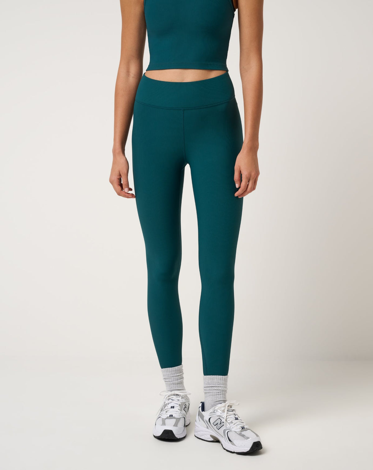 Moveknit Rib Legging Dark Sea | Travis Mathew
