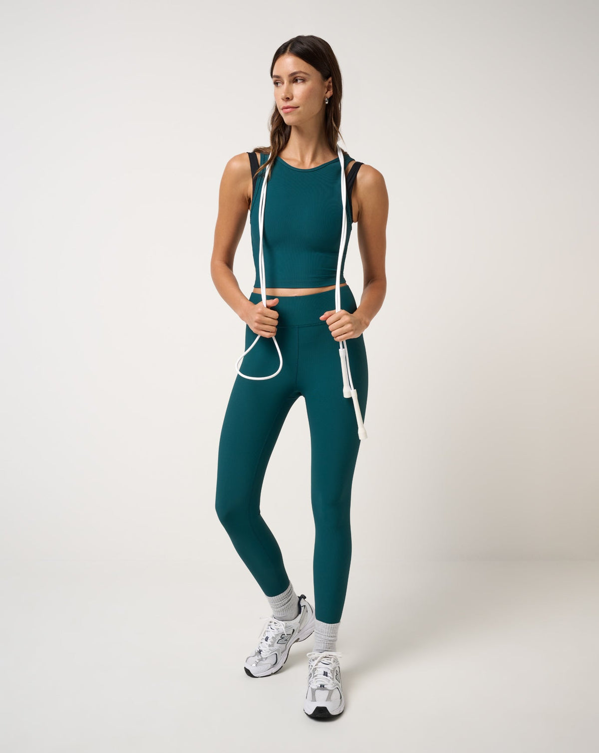 Moveknit Rib Legging Dark Sea | Travis Mathew