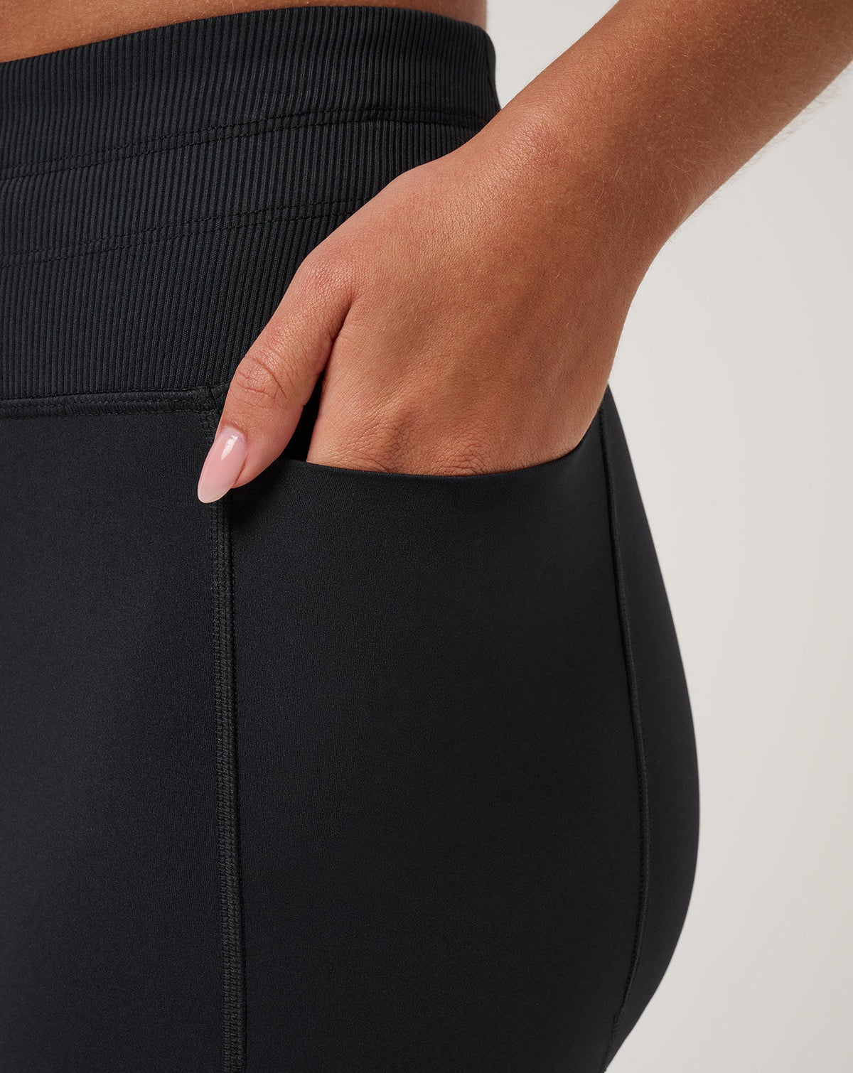 Moveknit Tie Bonded Legging Black | Travis Mathew