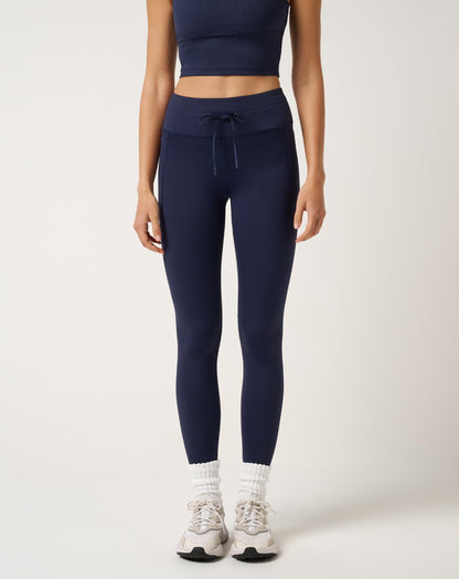 Moveknit Tie Bonded Legging Navy Blazer | Travis Mathew