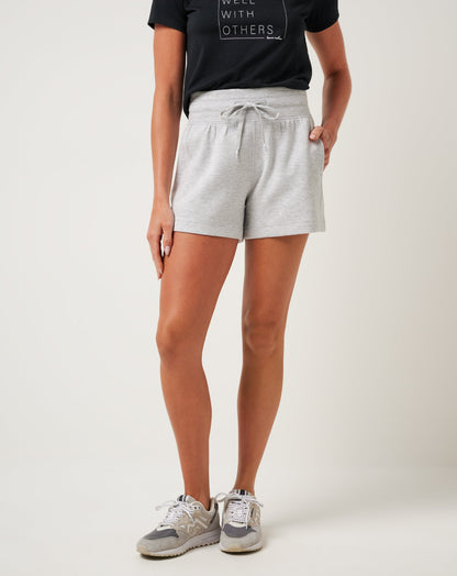 Skyloft Soft Tie Short Heather Light Grey | Travis Mathew