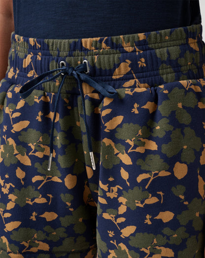 Cloud Fleece Stellar Short 2.0 Navy Blazer Floral Multi | Travis Mathew