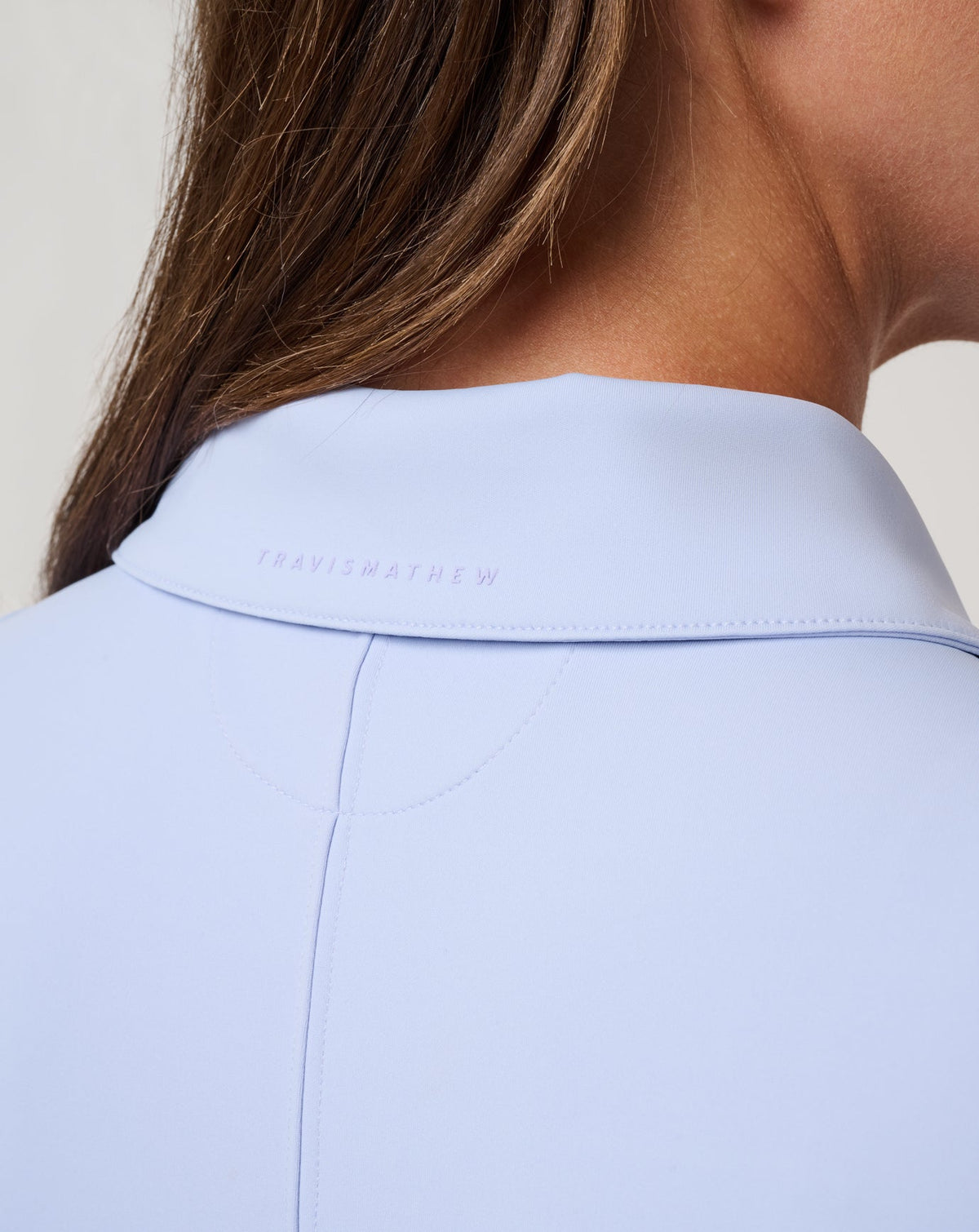 Moveknit Sleeveless Polo Dress 2.0 Soft Blue | Travis Mathew