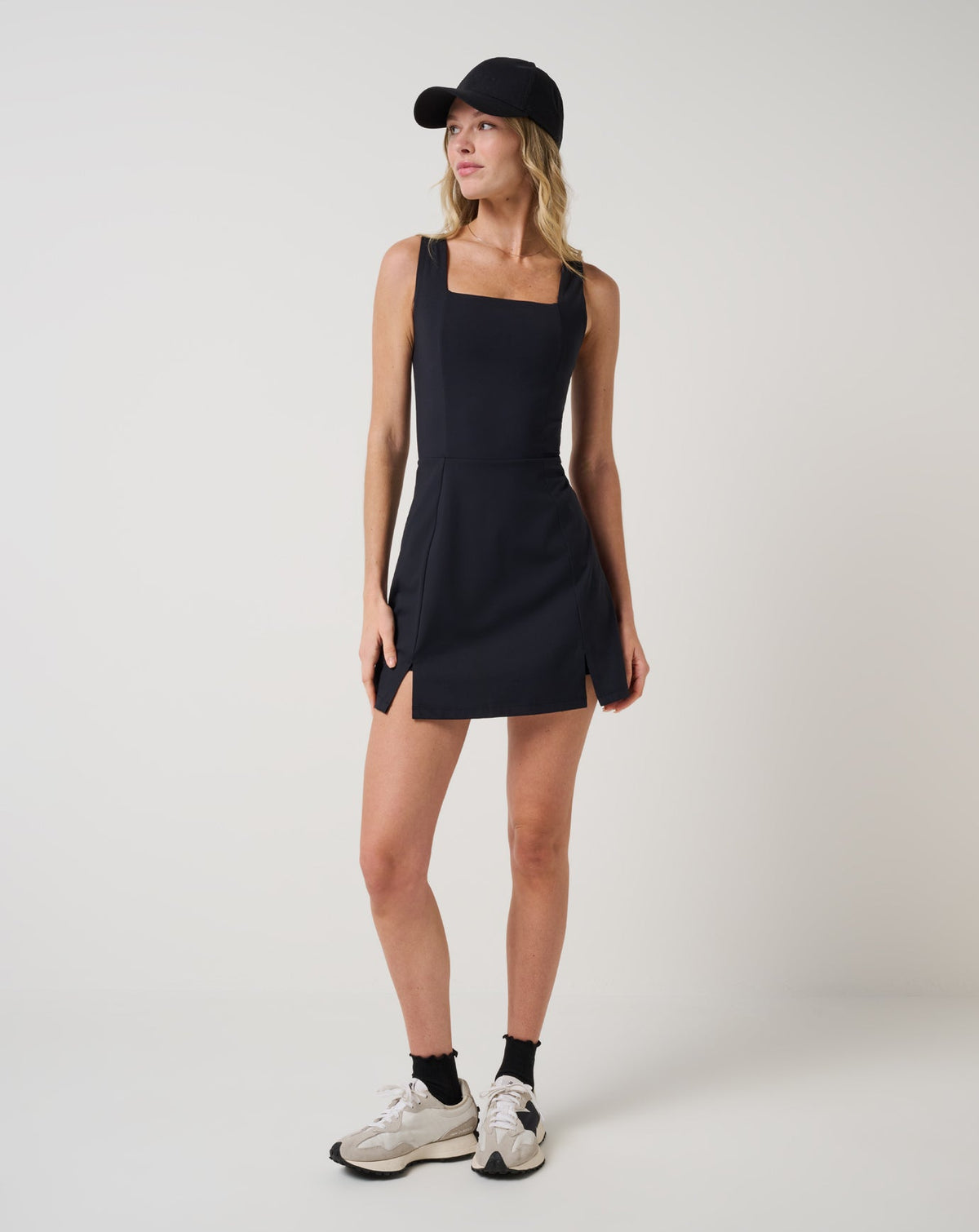 Moveknit Sleeveless Dress Black | Travis Mathew