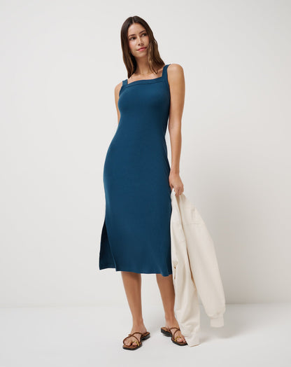Pinot Cloud Midi Dress Poseidon | Travis Mathew