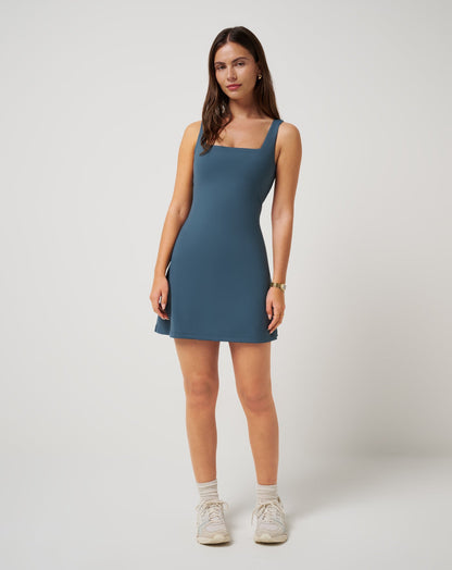 Moveknit Afterglow Dress Dark Slate | Travis Mathew