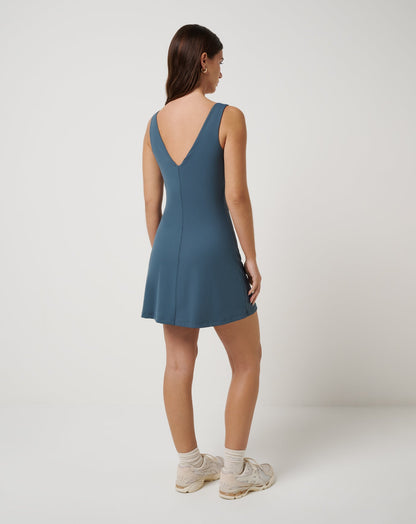 Moveknit Afterglow Dress Dark Slate | Travis Mathew