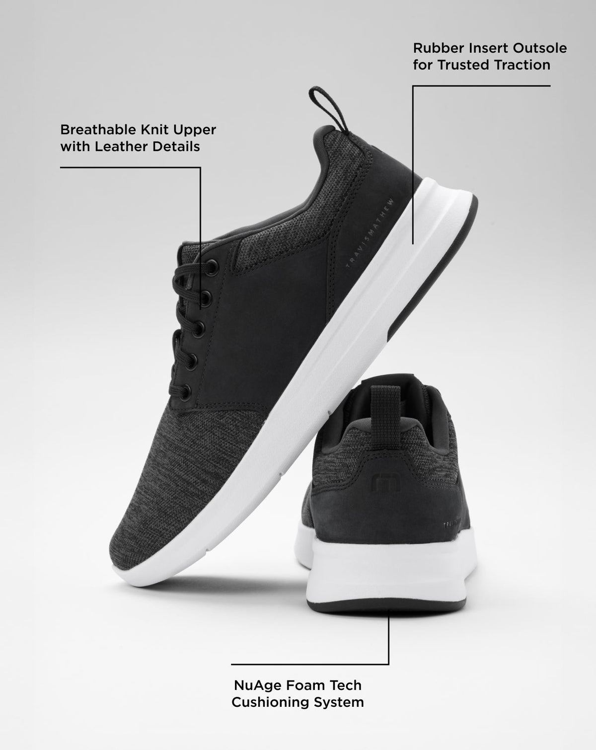 The Daily 3 Shoe Heather Sleet | Travis Mathew