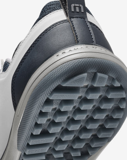 The Daily Pro Plus Golf Shoe White/Total Eclipse | Travis Mathew