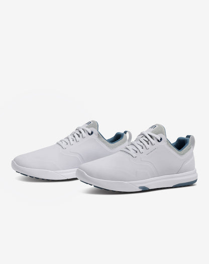 The Daily Pro Plus Golf Shoe White/Blue | Travis Mathew