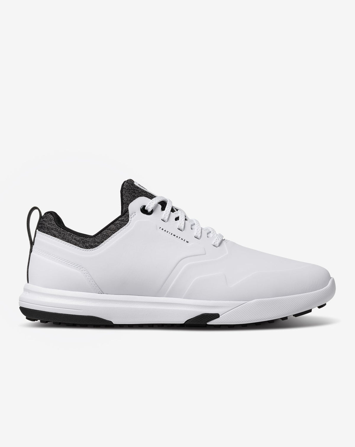 The Daily Pro Plus Golf Shoe White/Black | Travis Mathew