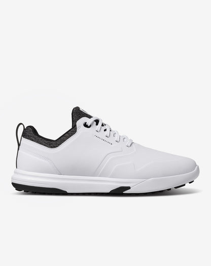 The Daily Pro Plus Golf Shoe White/Black | Travis Mathew