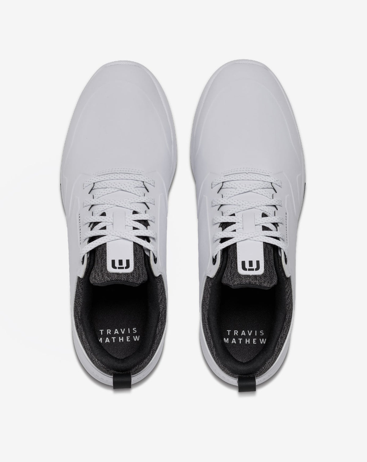 The Daily Pro Plus Golf Shoe White/Black | Travis Mathew