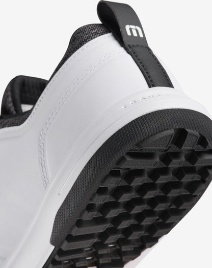 The Daily Pro Plus Golf Shoe White/Black | Travis Mathew
