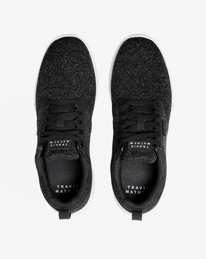 The Daily Pro Hybrid Shoe Black/Heather Black | Travis Mathew