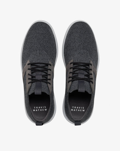 The Modern One Shoe Heather Grey Pinstripe | Travis Mathew