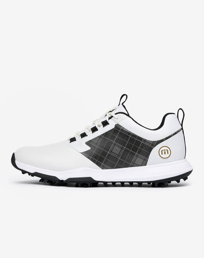 The Ringer 2 Tartan Golf Shoe White | Travis Mathew