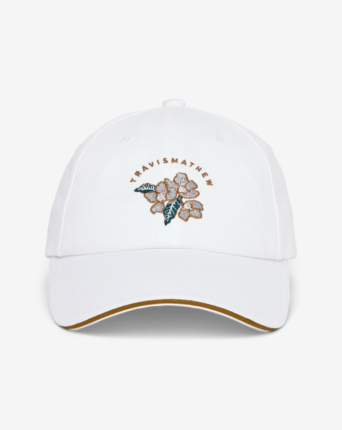 Floral Twisted Ivy Adjustable Hat White | Travis Mathew