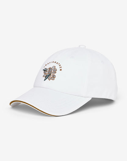 Floral Twisted Ivy Adjustable Hat White | Travis Mathew