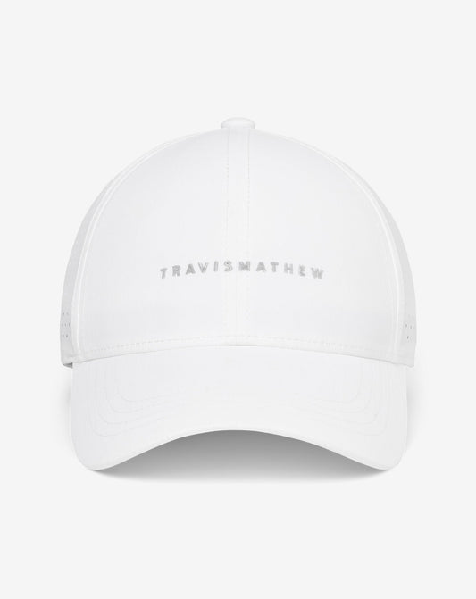 Moonshadow Adjustable Hat White | Travis Mathew