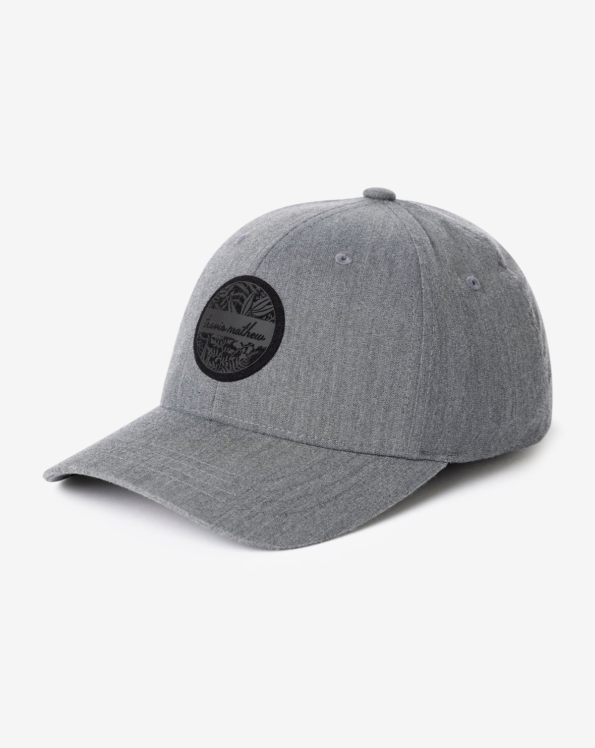 Raymie Flexfit Hat Heather Black | Travis Mathew