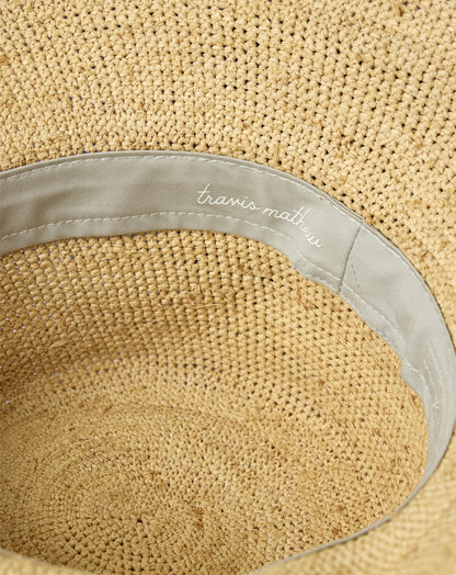 Kepler Raffia Hat Natural | Travis Mathew