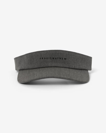 Timberline Visor Heather Black | Travis Mathew