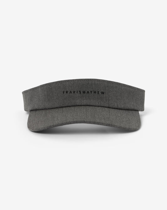 Timberline Visor Heather Black | Travis Mathew