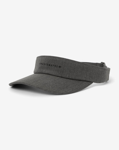 Timberline Visor Heather Black | Travis Mathew