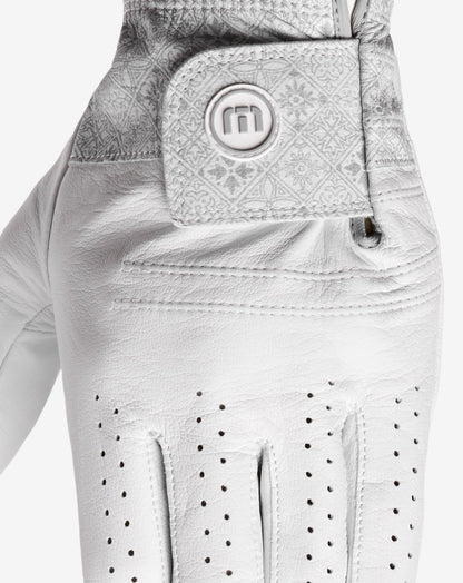 Headliner Golf Glove White Acropolis | Travis Mathew