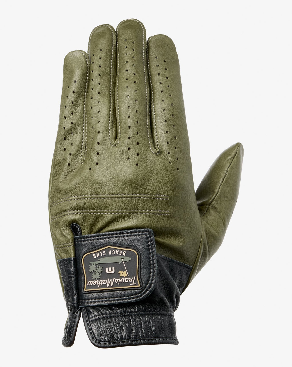 Beach Club Golf Glove Dark Olive | Travis Mathew