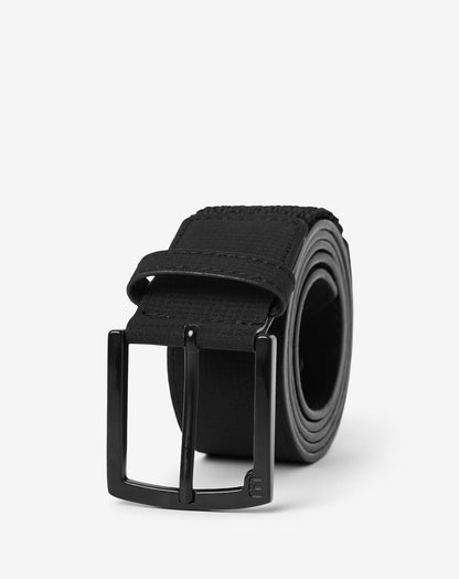 Wanderlust Stretch Woven Belt Black | Travis Mathew