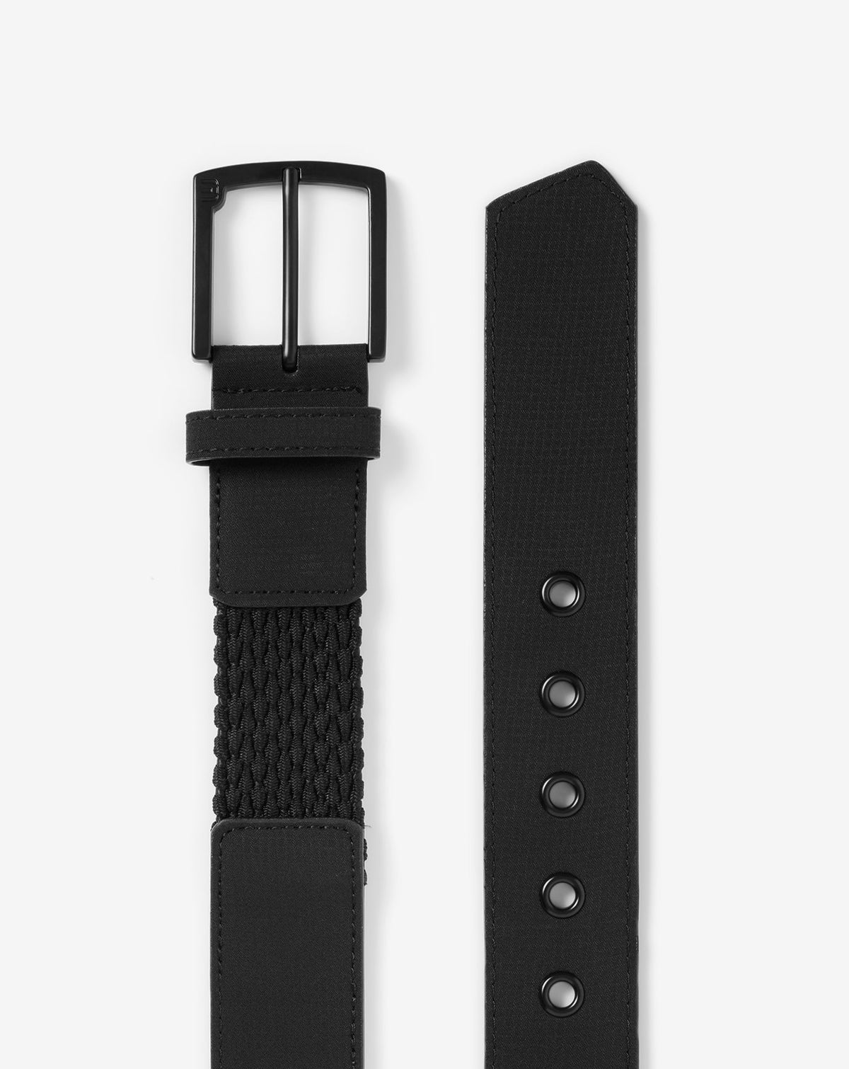 Wanderlust Stretch Woven Belt Black | Travis Mathew