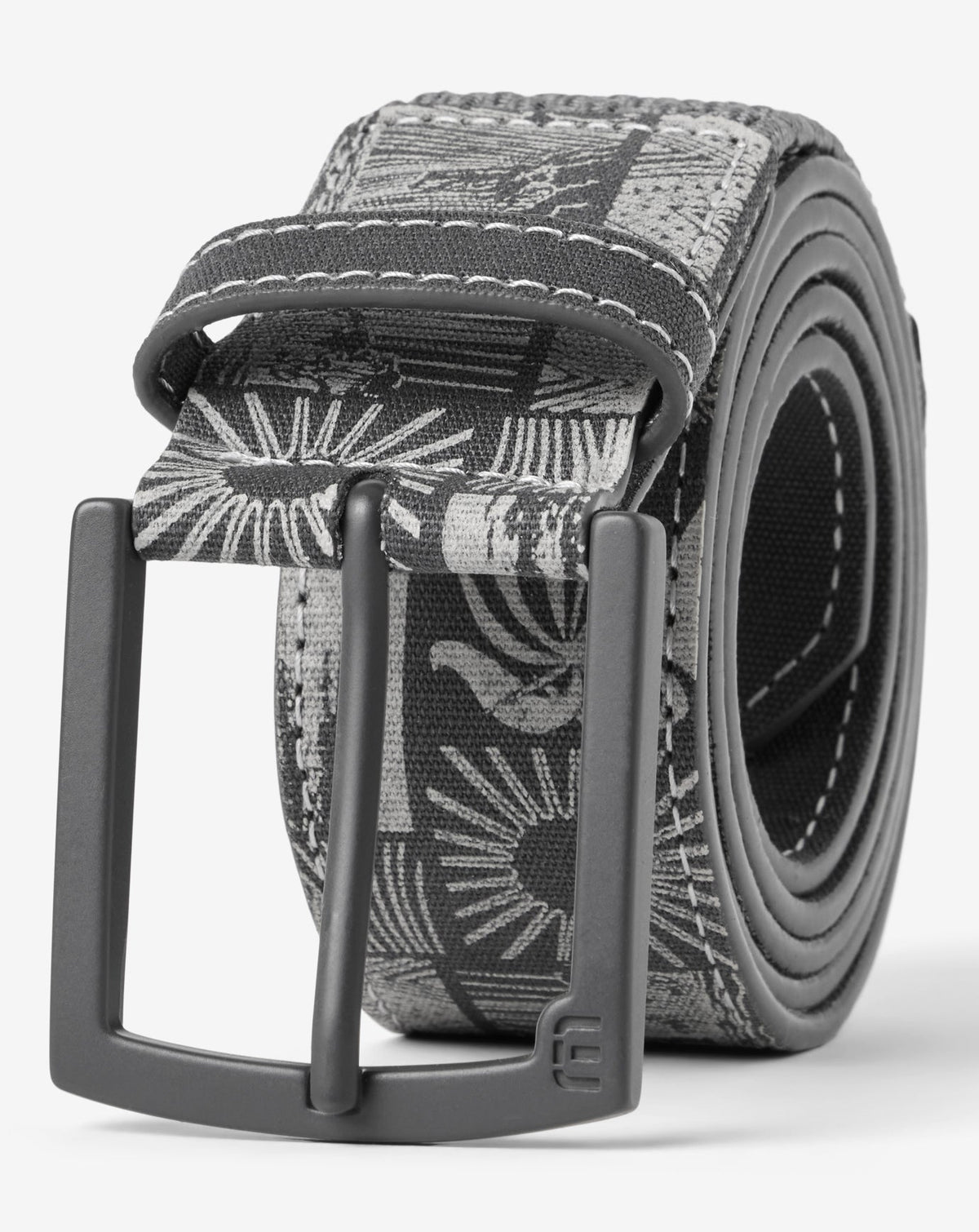 Marina Mingle Canvas Stretch Belt Ebony | Travis Mathew